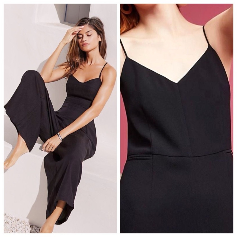 🌷*NWOT* Anthropologie The Essential Jumpsuit in Black